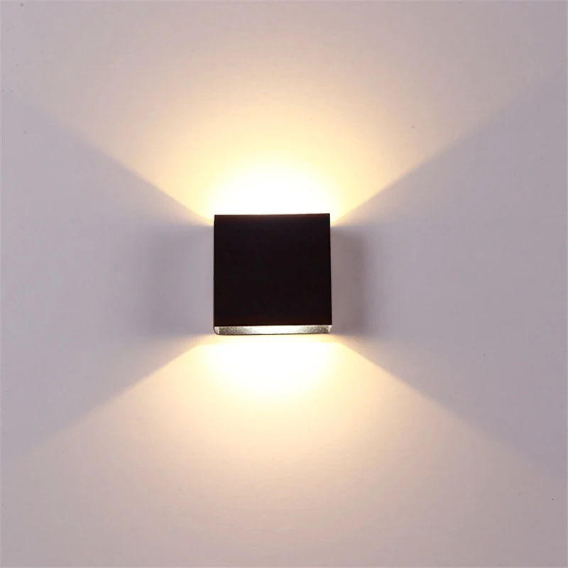 Waterproof Modern 6W LED Wall Light Up and Down Aluminum Decorate Wall Sconce bedroom LED Wall Lighting
