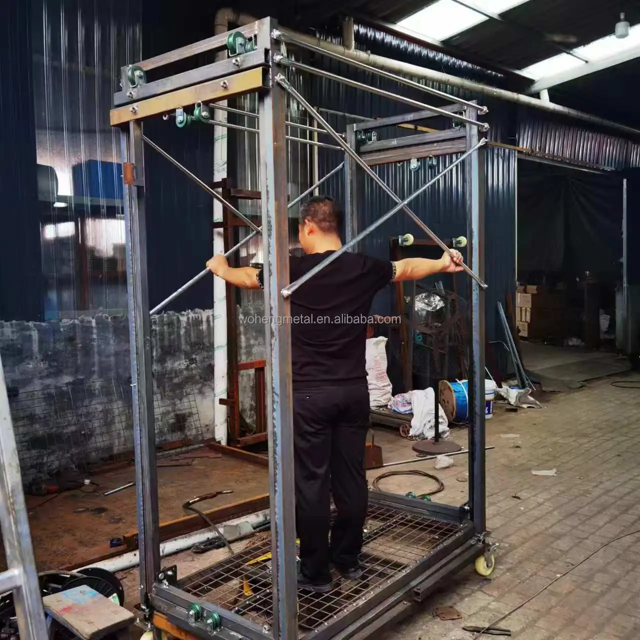 Best Selling Portable Electrical Building Materials From China Gantry Main Frame Plank Netting Lifts Platform Climbing Platform