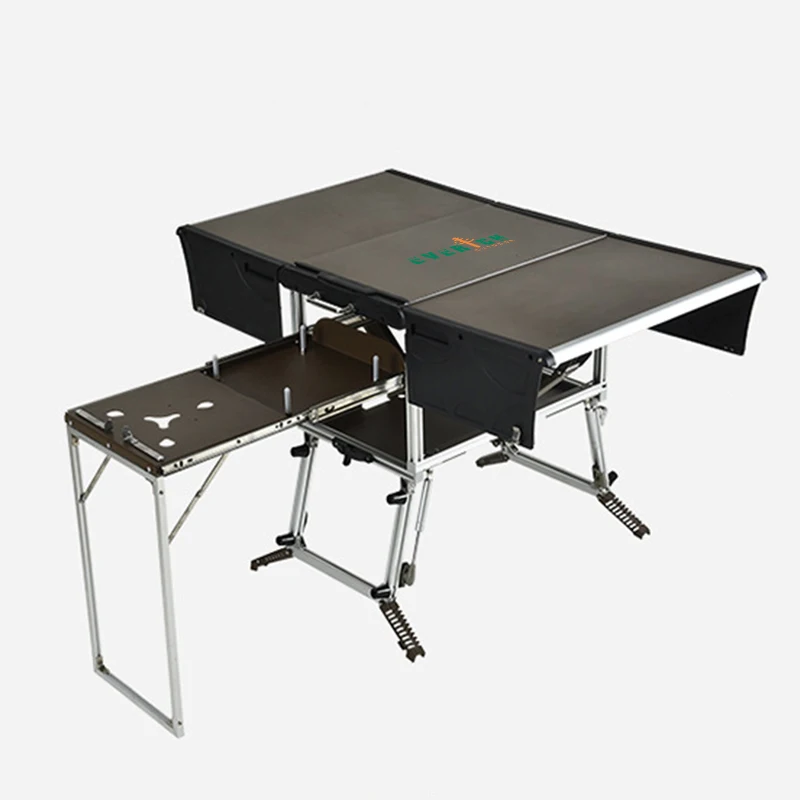 Bulin C650 Portable Outdoor Family Picnic BBQ Mobile Kitchen Counter Folding Aluminum Alloy Cookware Equipment Camping Utensils