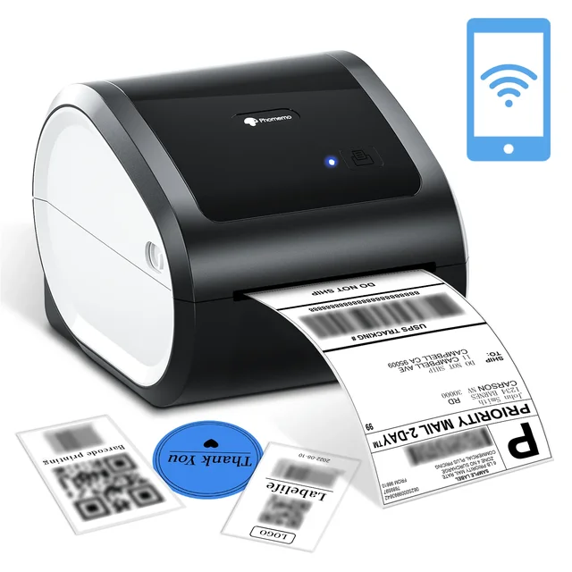 High Quality phomemo  D520 Portable 4*6 inch Shipping Label barcode Printer 110mm High Speed Barcode Sticker Printer