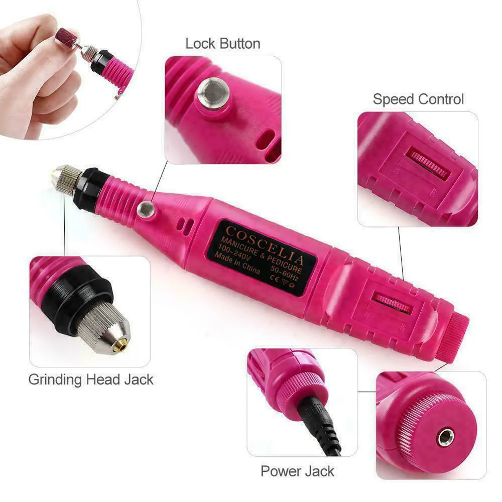 26-piece electric nail polisher