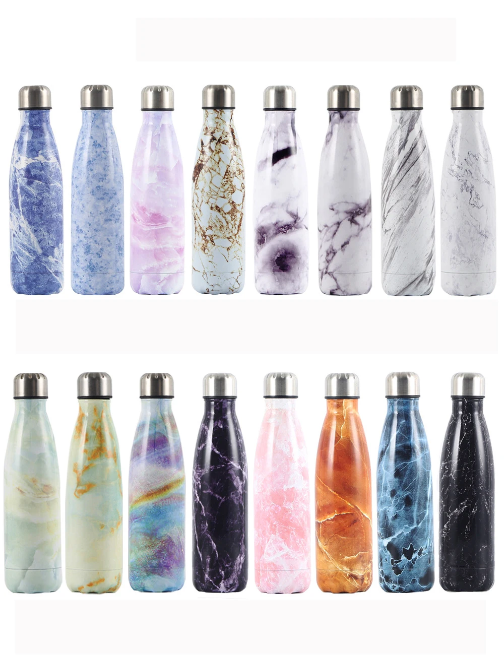 New Products 2022 350ml 500ml 650ml 750ml 1000ml Double Wall Insulated Cola Stainless Steel Water Bottle