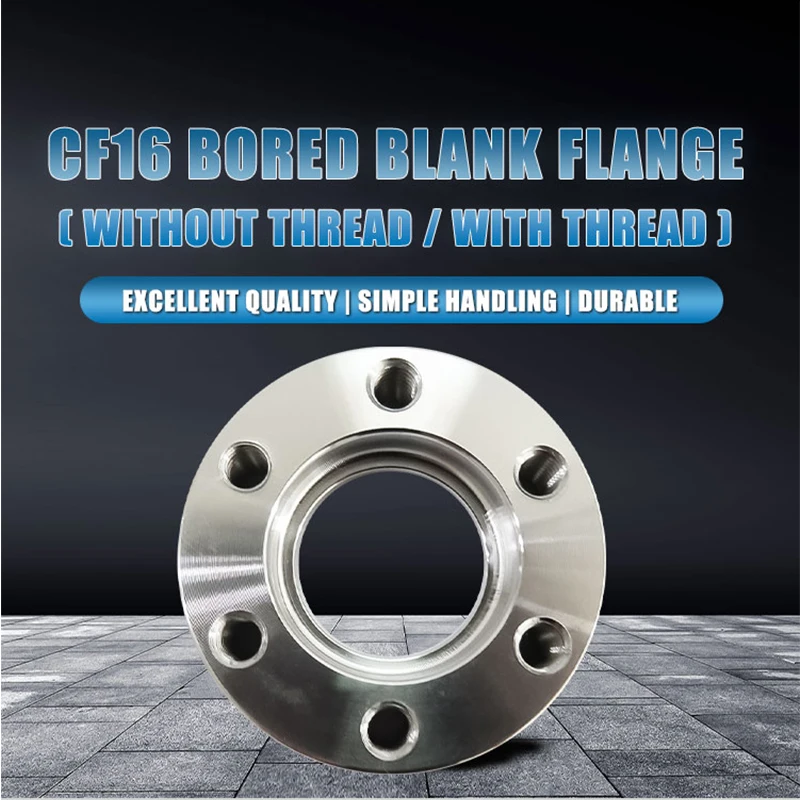 High Vacuum pressure Cf Flange With Tapped threaded  Holes