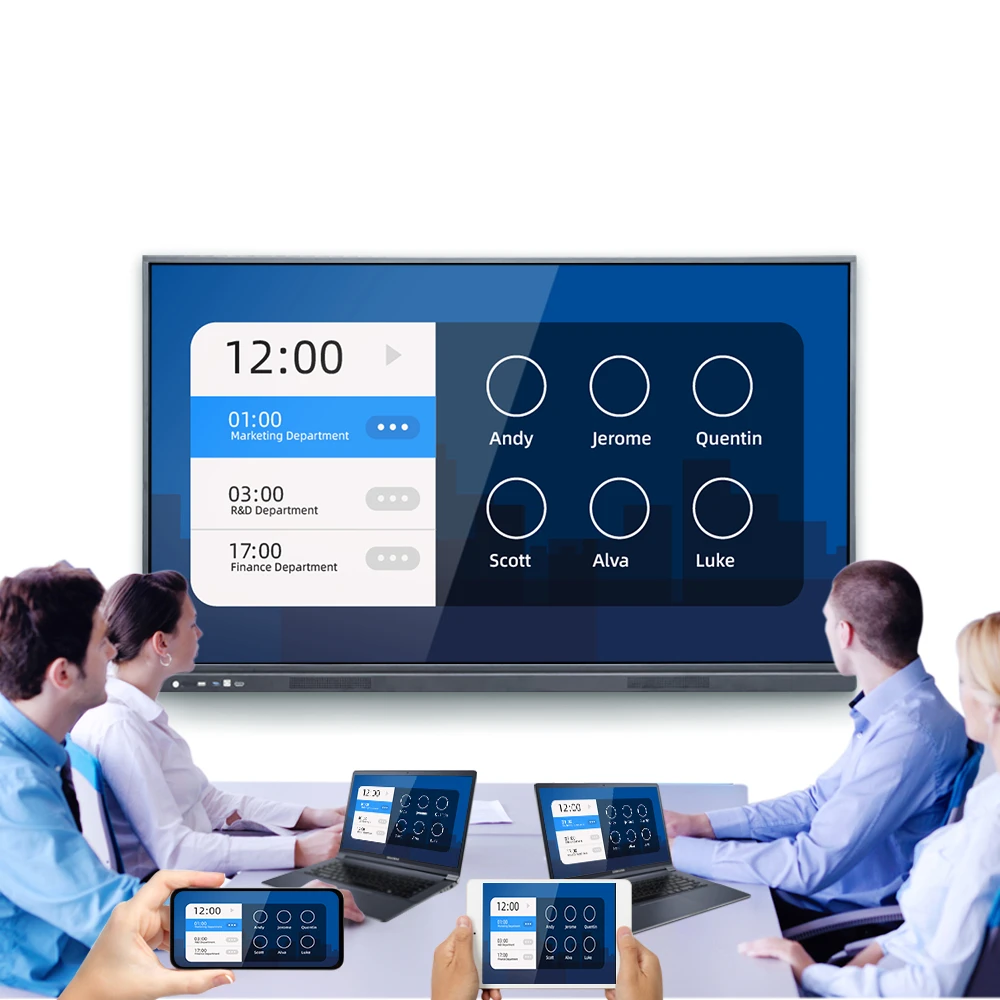 Modern Education with JOMEtech 65/75/86/100 Inch 4K Touch Screen Smart Board, Digital Classroom  interactive whiteboard
