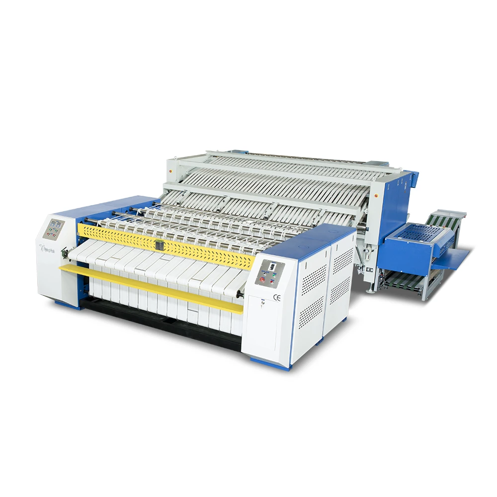 3 or 3.3m Hot Sale Fully Automatic Steam Heating Roller Flatwork Ironer Bed Sheet Ironing Machine Factory Sales Laundromat