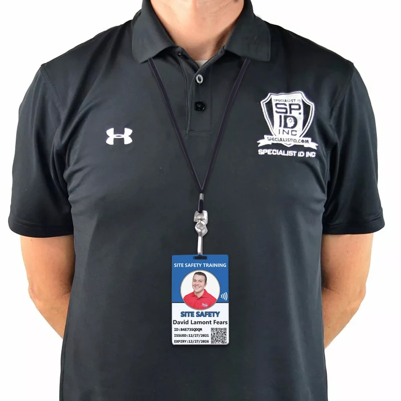 Customized DIY Logo MDF Name Badge Card Sublimation Printable Blank Wooden Name ID Tag Badge Card for School Office