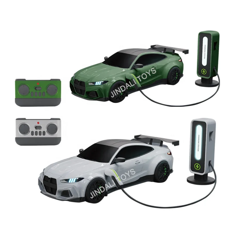 New Energy Tram Sport Racing Rc Car 1/16 Remote Control Car With Charging Station
