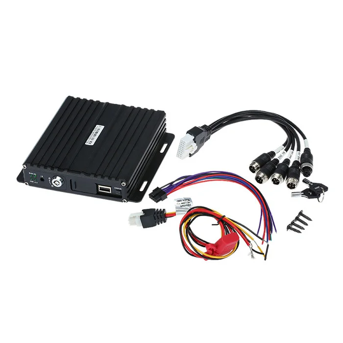 4 channal dvr gps 3g Автобус dvr с SD запись для удаленного доступа