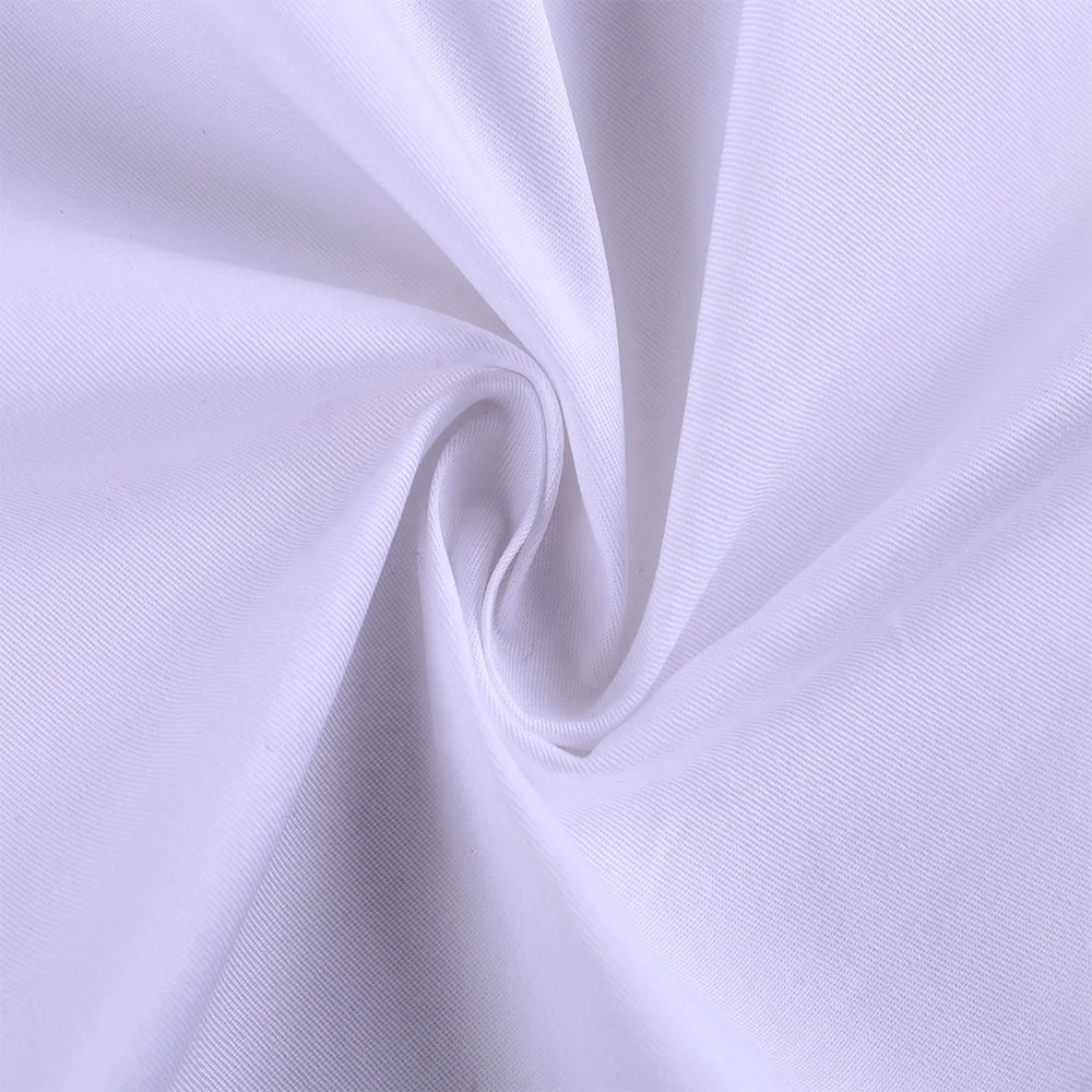 Factory  Wholesale Soft 140GSM Woven  Cotton Twill Fabric 100 Cotton For Causal Dress Garment