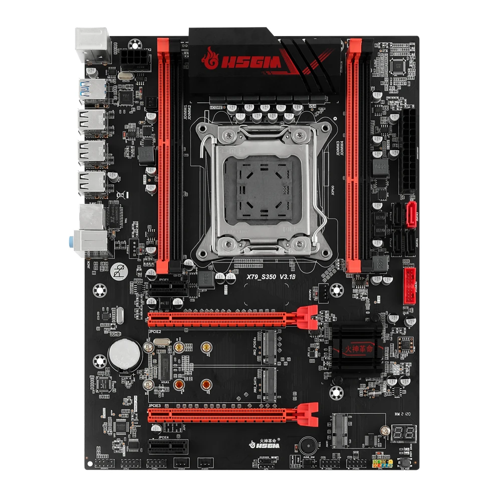 Hsgm материнская плата X79-S350 Серверная DDR3 high end Поддерживает четыре канала для