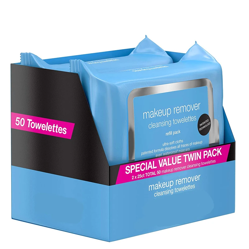 OEM Free Oil Organic Cleansing Private Label Facial Cleanser Make Up Remover Wipes