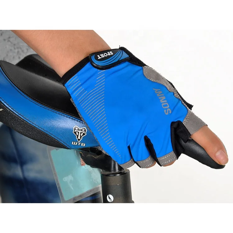Мужские и женские уличные шелковые перчатки для верховой езды перчатки без пальцев велосипедные перчатки