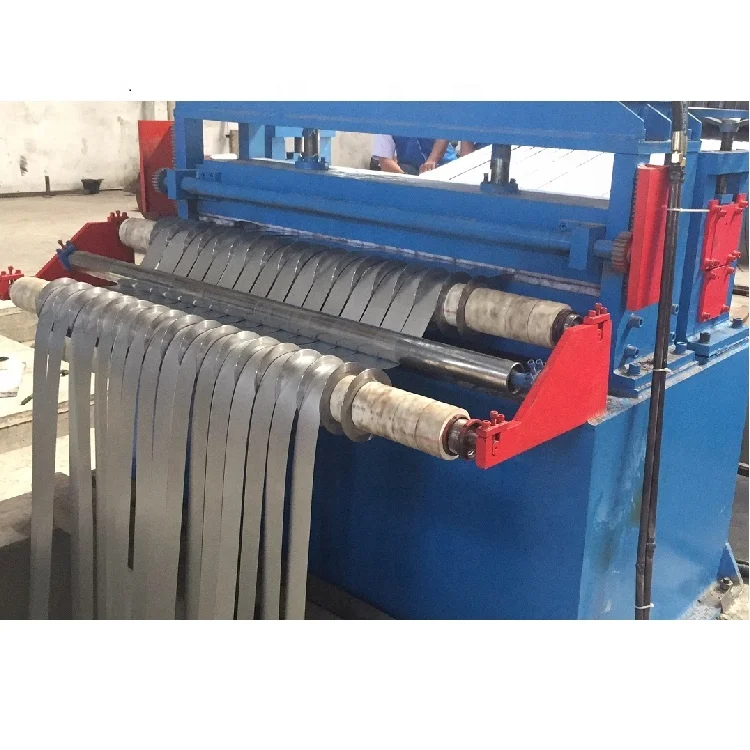 Narrow coils simple mechanical slitter machine and slitting line