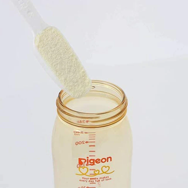 PIGEON breast milk heat-resistant glass baby milk feeding bottle 240 ml