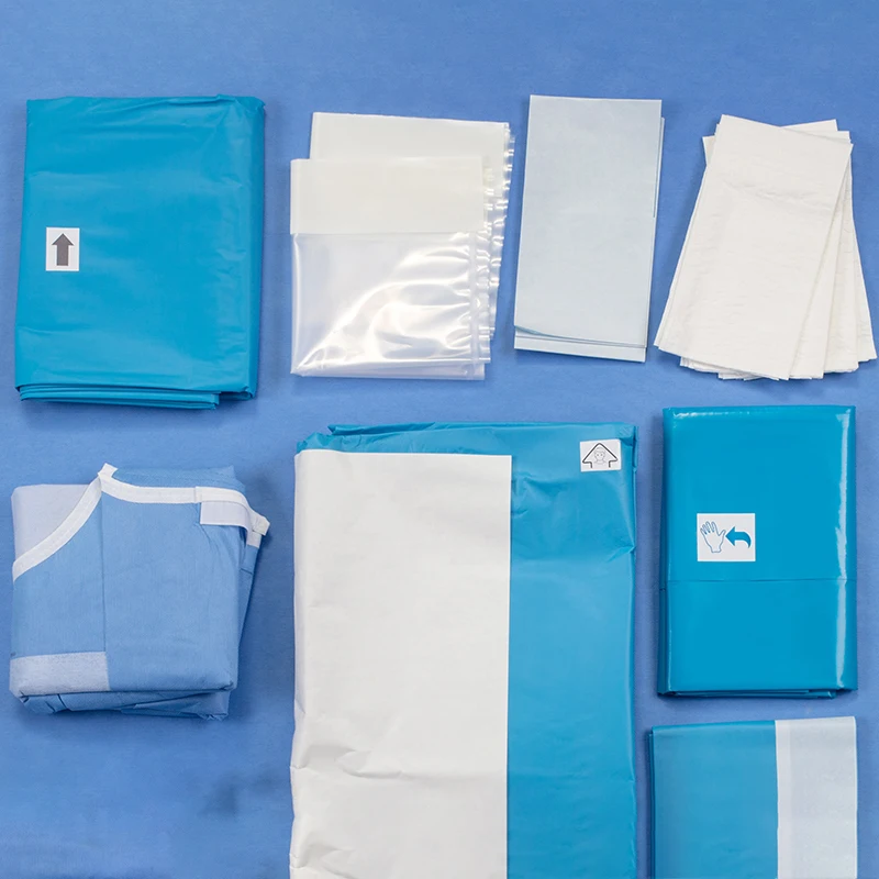 Laparoscopy pack Surgical Drape Disposable 35gSMS Or 45gSMS  CE Approved Single Operation