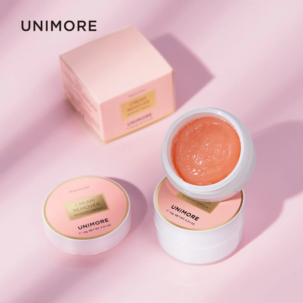 Unimore Япония лучшие средства для удаления клея волос ресниц частная этикетка персиковый крем фронтальный пинцет клей и средство