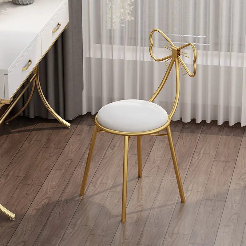 Cheap Price Modern Design Iron Leg White Upholstered Restaurant Dining Room Furniture Fabric  Velvet Dining Chairs