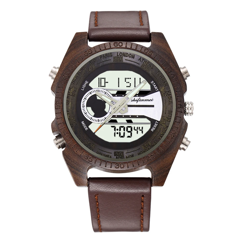 Мужские деревянные часы и умные Fastrack на заказ