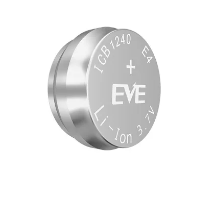 EVE ICB1240 E4 50mAh Rechargeable Button Lithium Ion Battery for Watch Special Mp3