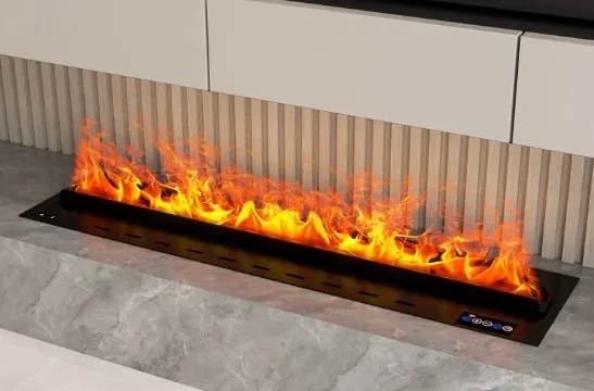 Prima Hot Selling  Modern Freestanding Touchable and Color Selectable Design Wood Burning Fireplace