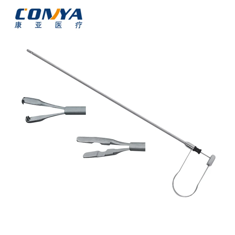 
spring grasping forceps/spring grasper/ Cotton carrier with spring handle 