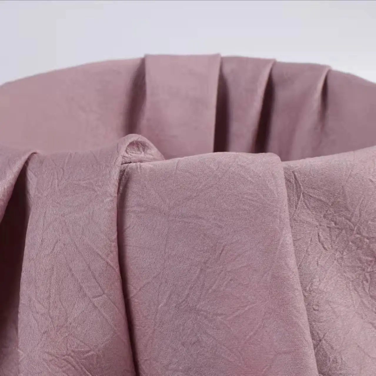 fashionable clothes dubai hijab abaya material solid dyed wrinkle fabric for garment