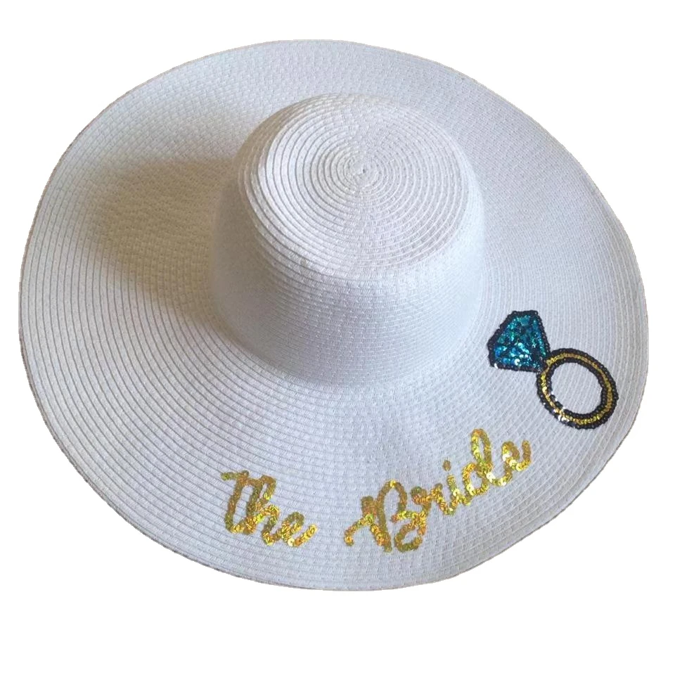 Модная женская летняя Складная Соломенная пляжная Панама с широкими полями и вышивкой буквами
