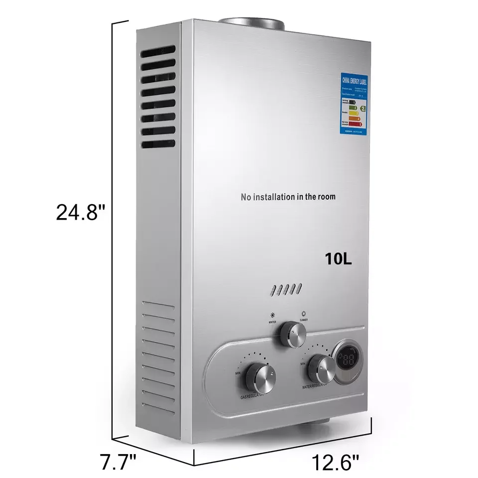 10L Natural Gas Hot Water Heater tankless instant gas water heater