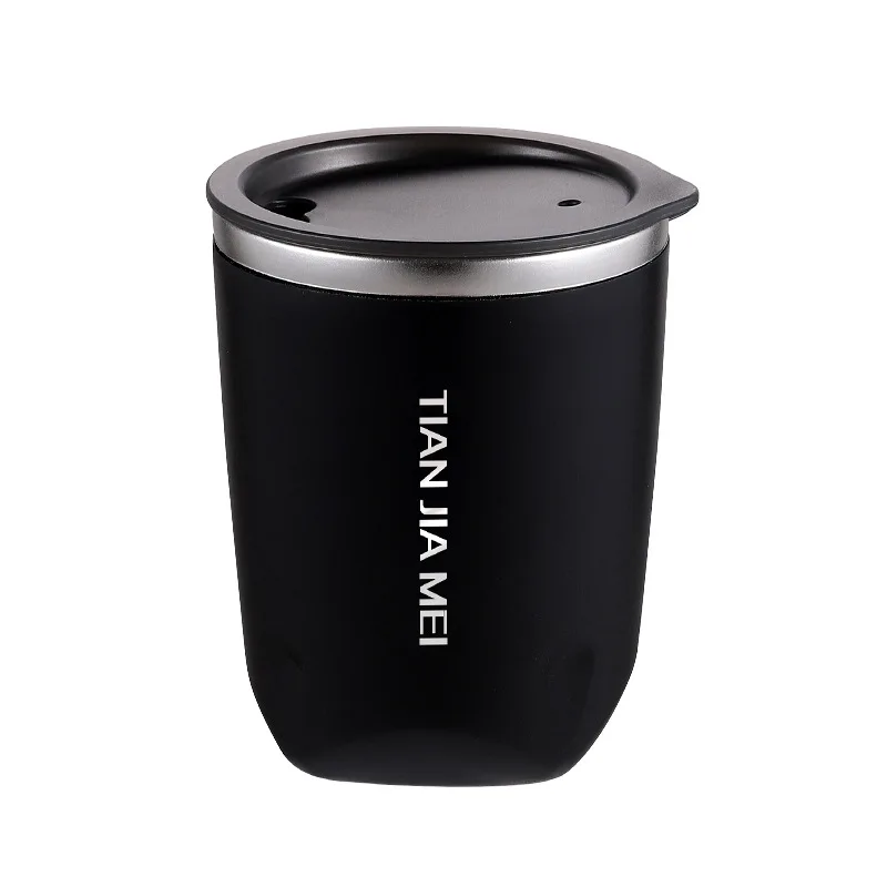 Reusable and Durable Travel Coffee Cup Thermal Double Wall Vacuum Insulated Coffee Tumbler Stainless Steel handle Coffee Mug Cup