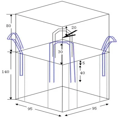 Chinese Supplier/Factory 0.5-3 Ton woven PP Big bags Super Sack mineral stone wood 1000kg 2 ton Bulk Bag