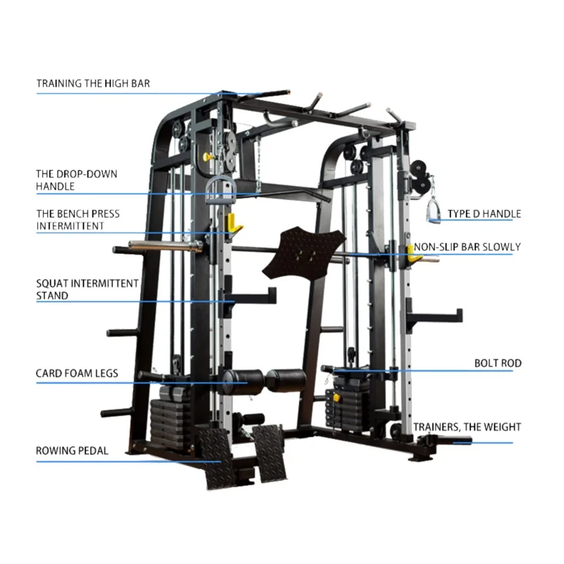 WellTrust manufacture homegym smith machine multi function weight smith machine for home use