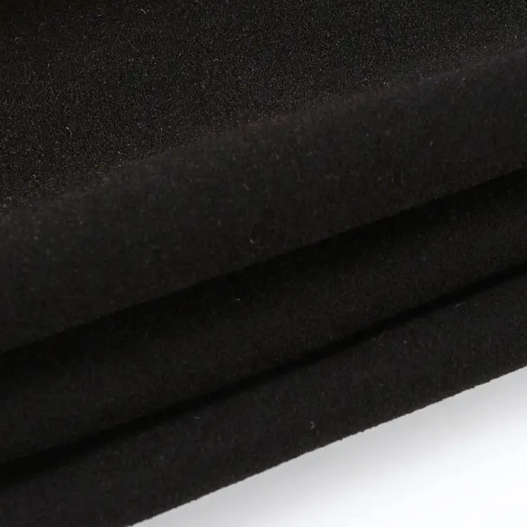 Factory price custom high quality 95 poly 5 spandex recycling polyester knit fabric sys moss recycled scuba crepe fabric