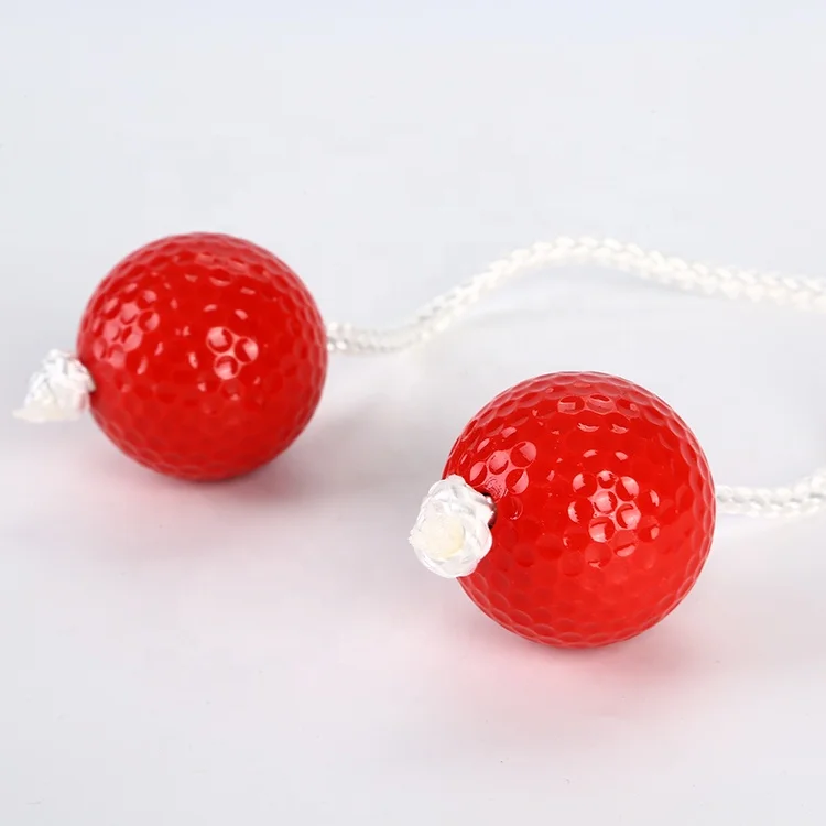 blue and red color 12 pack Best Selling  Beach Set Game Ladder Ball outdoor toss game ladder balls with rope