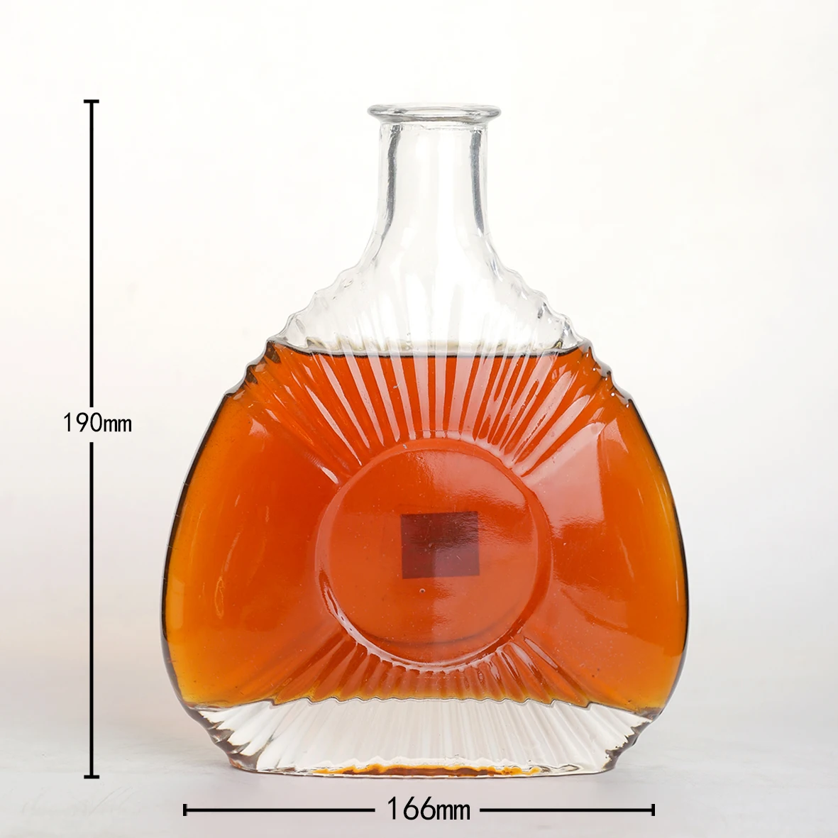 Factory wholesale XO Liquor Bottles 700ml 750ml Custom Glass Bottles for Alcoholic Beverages of Empty Whisky Foreign Wine Bottle