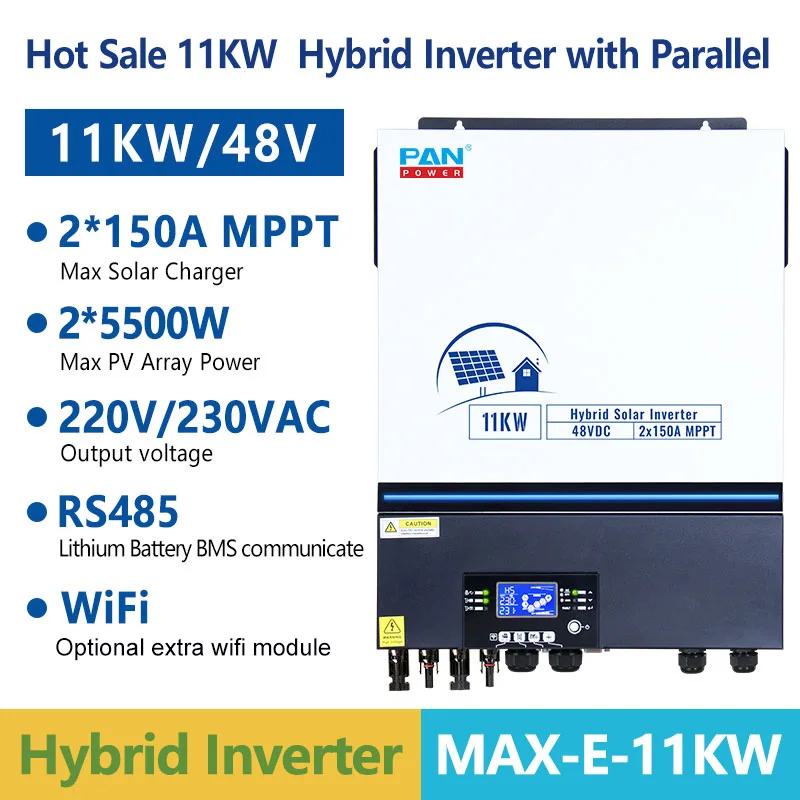 Hot Sell Off Grid Solar Hybrid Inverter 10kw 11kw/48v With Parallel Working