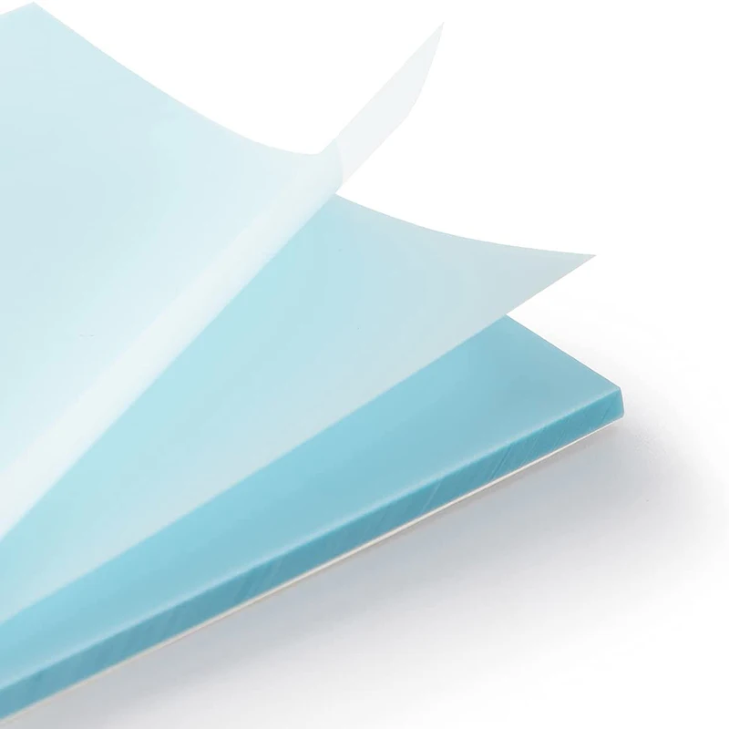 Transparent Clear Memo Pad 50 Pages Waterproof Pet Self-adhesive Book Tabs Sticky Notes
