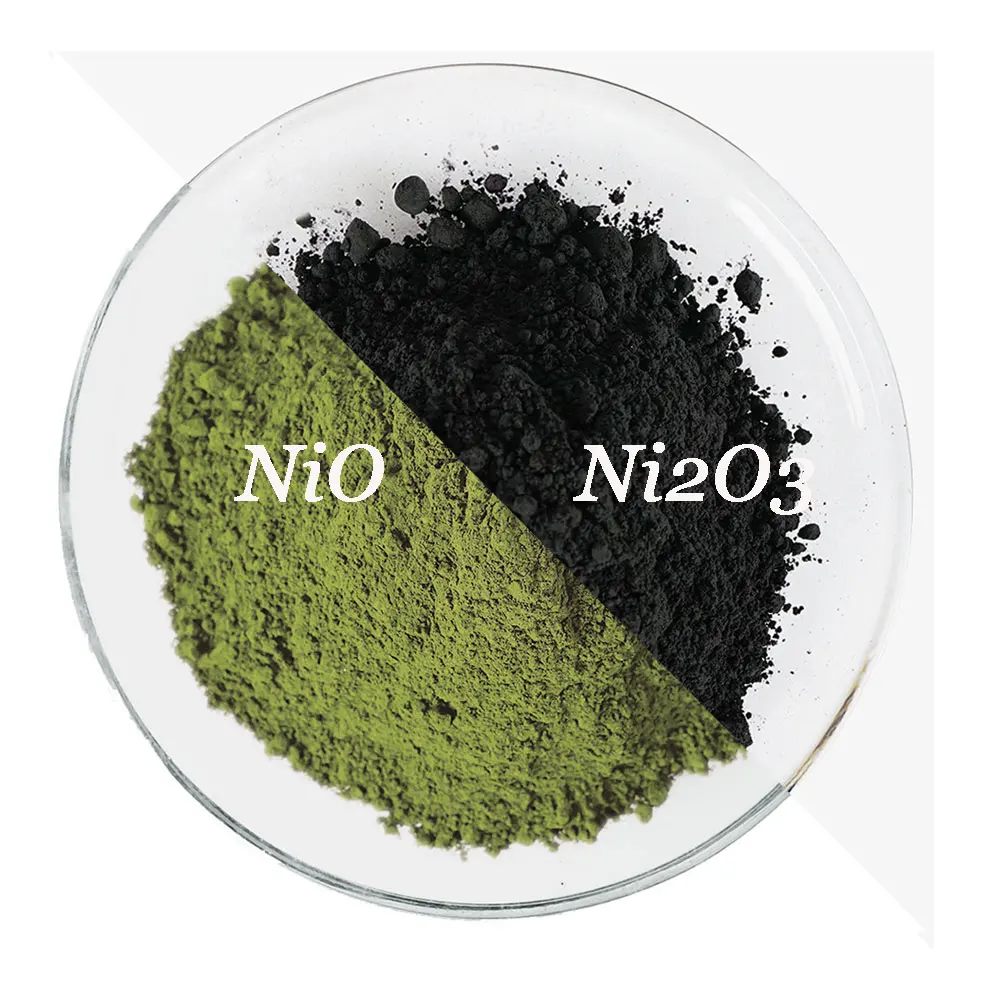 HRNI Nio Nickel Oxide Ni O Nickel Monoxide ES8 Green Powder Nickel Oxide