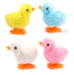 Wholesale High Quality Cute Chick Shaped Plush Toys Interesting Clockwork Small Toys For Kids