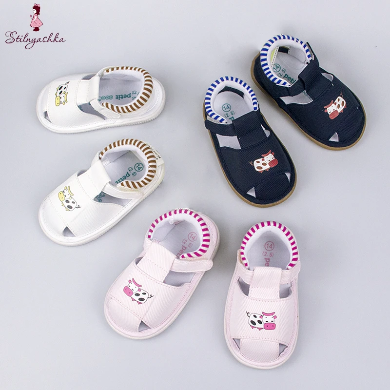 New fashion toddler baby girls sandals cotton cloth baby summer shoes