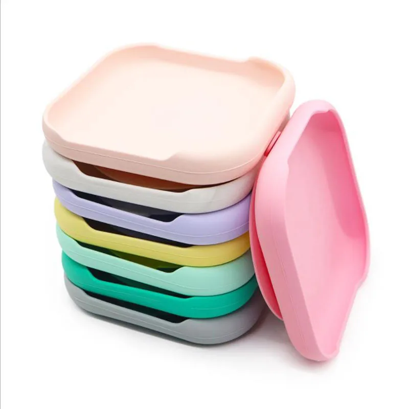 Wholesale Feeding Toddler Bowl Non-slip Food DIish Divided Suction Silicone Baby