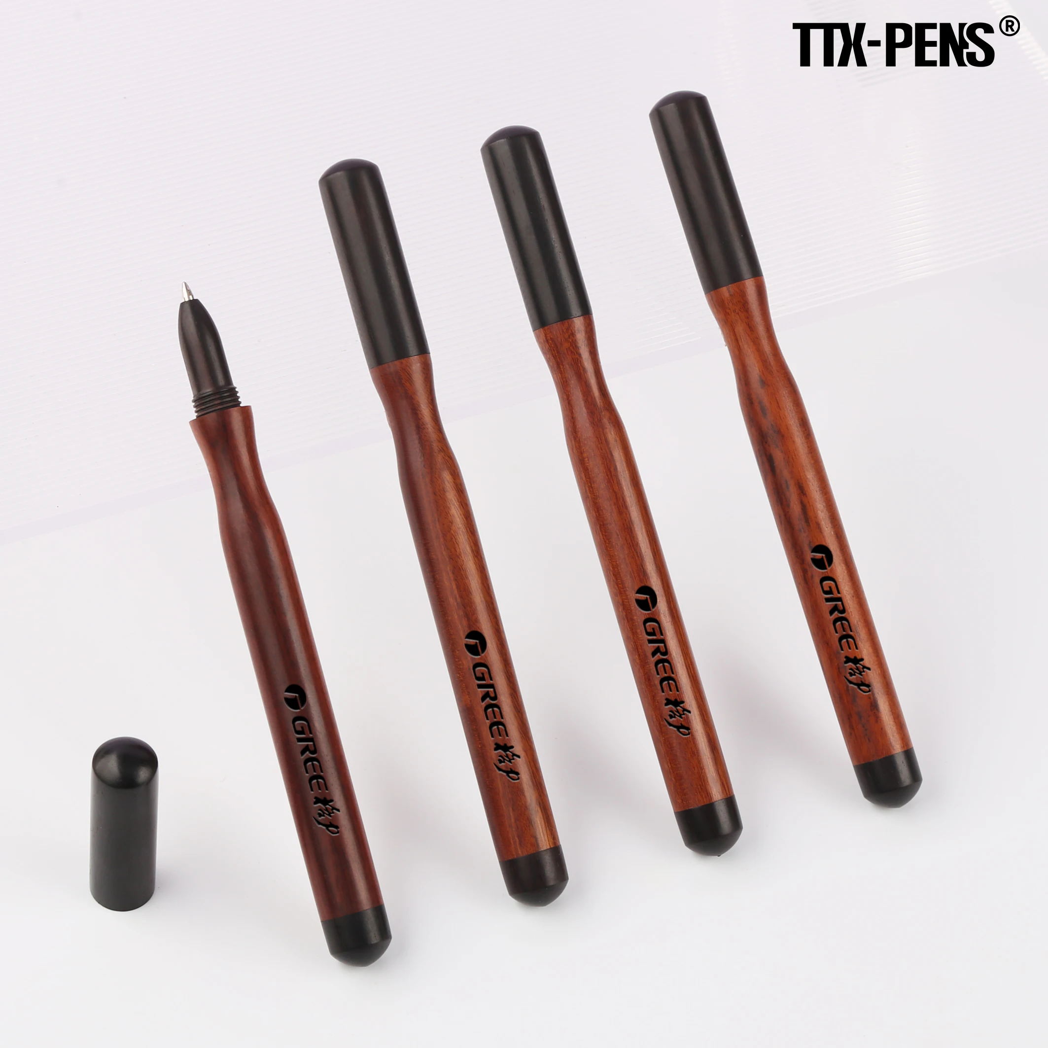TTX Eco Friendly Wholesale High Quality Gift Wooden Ballpoint Wood Roller Pen