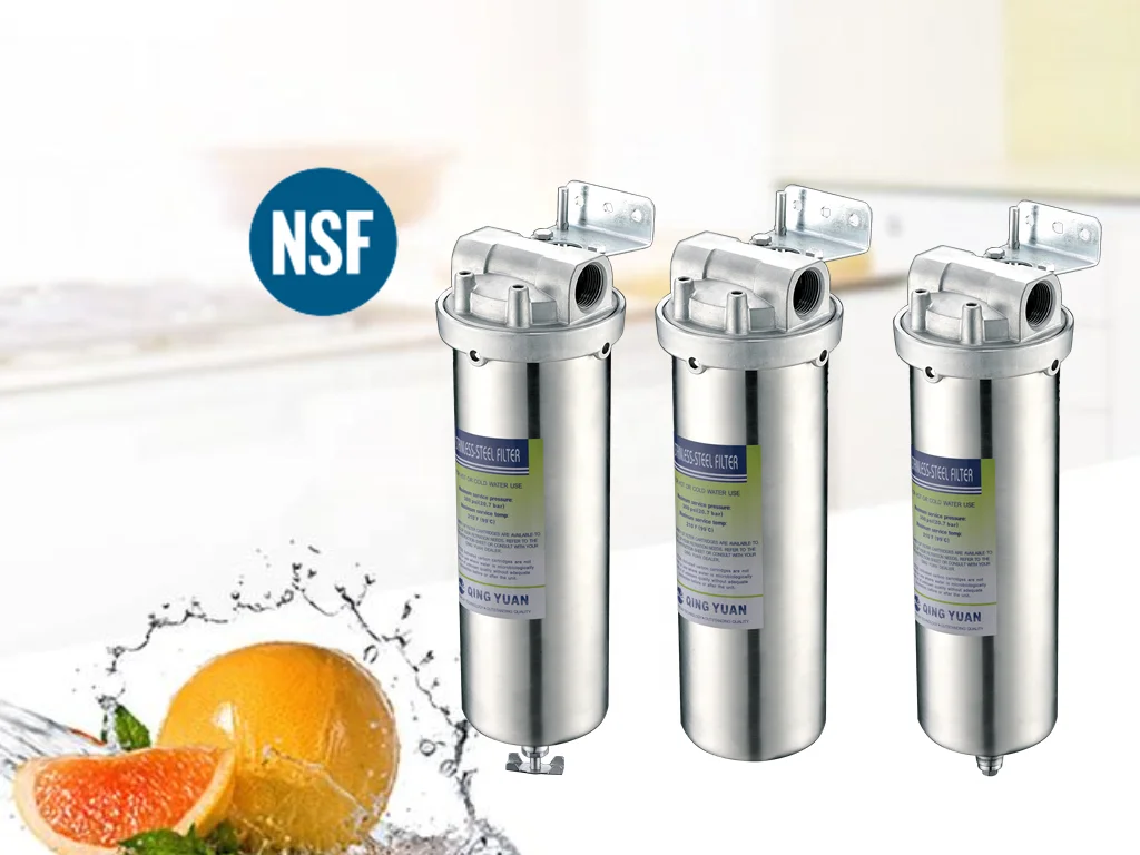 HONG HUI HRS-10B 10 Inch Stainless Steel 304 Filter Housing For Household Water Filter Housing