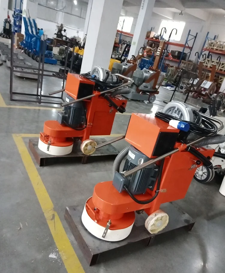 Dust Free Marble Terrazzo Concrete Floor Polisher Walk Behind Concrete Floor Polisher Machine With Vacuum