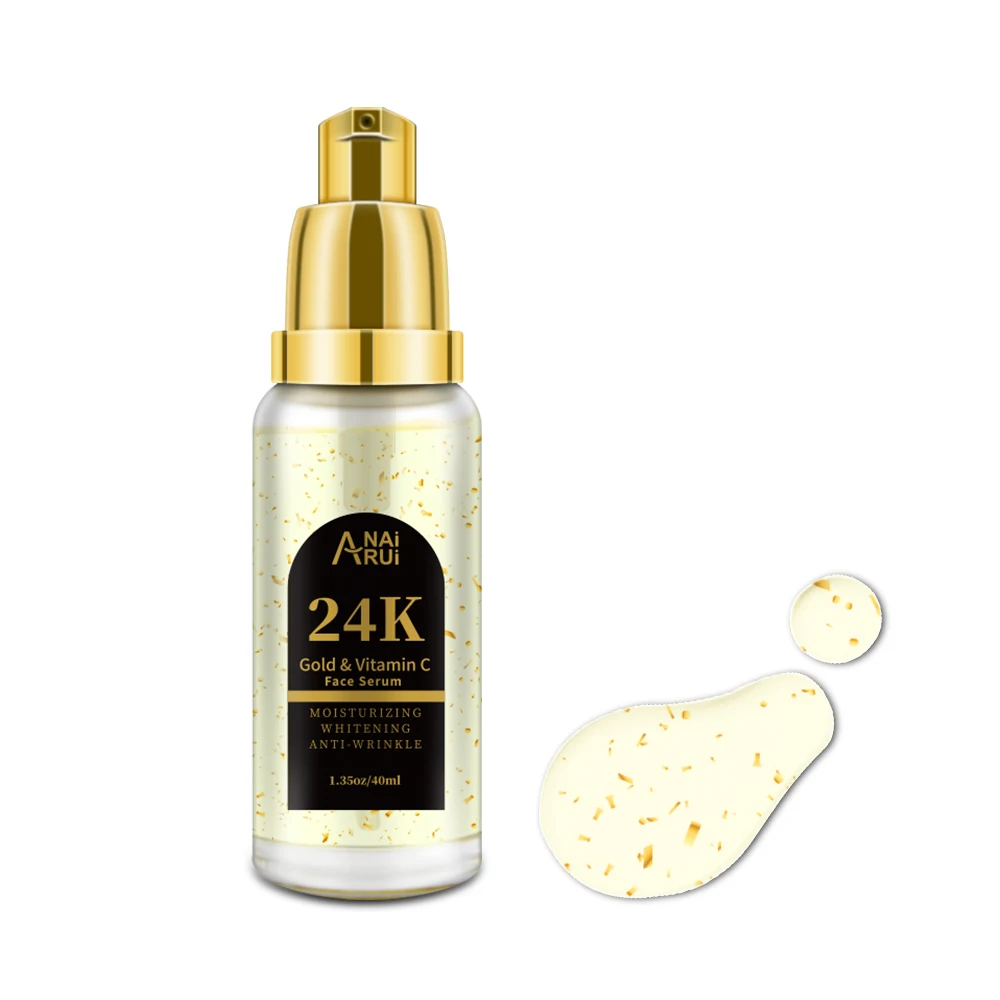 Private Label SkinCare Gift Set Skin Care Set 24k gold Cleanser Cosmetic Face Toner SkinCare