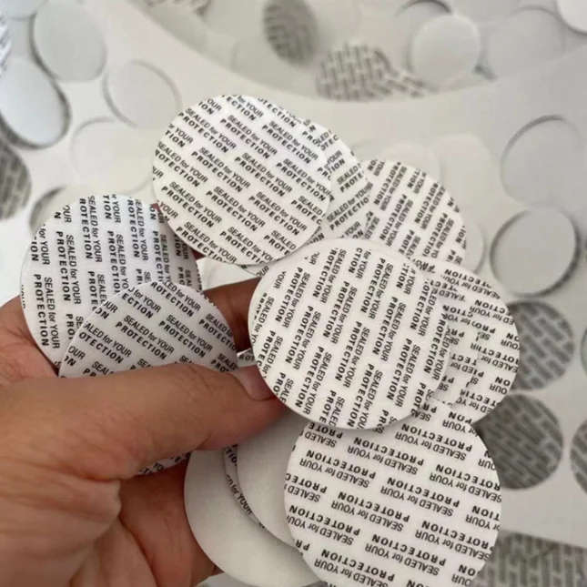 Factory Supply Self Adhesive Pressure Sensitive Foam Lid Seal Gasket for Plastic Glass Jars