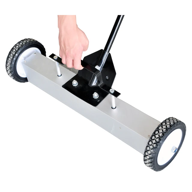 Powerful Floor Broom 36inch Magnetic Handle Sweeper With Release Lever For Nails