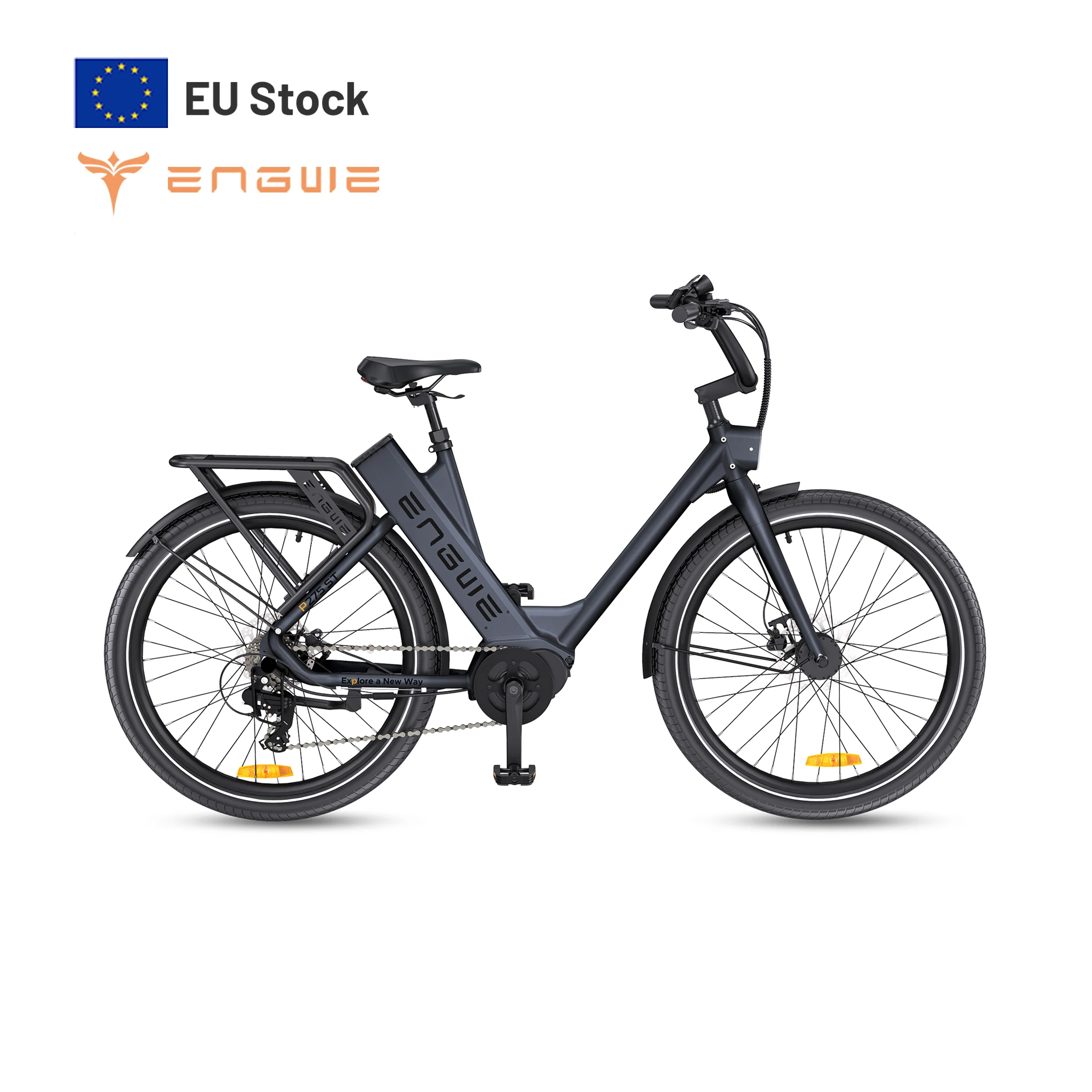 2024 ENGWE P275 ST Electric Commuting Bike Drop Shipping 25km/h Power Assist Ebike EU Warehouse 19.2Ah Lithium Battery City Bike