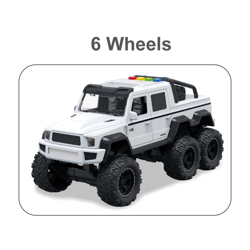 1:16 Off-Road Vehicle with  6 Wheel Drive Inertial Off-Road Vehicle best off road vehicles with light and music