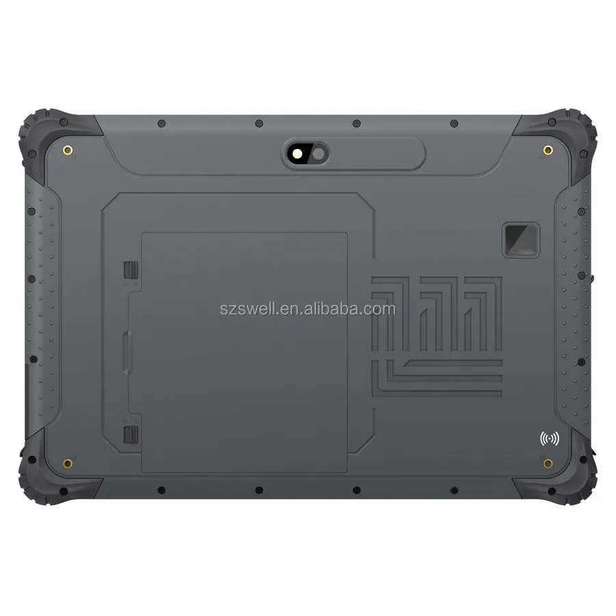 IP65 10-дюймовый Android14 Профессиональный защищенный планшетный ПК для использования в автомобиле с 4 отсеками стыковки 5G сети промышленной автоматизации