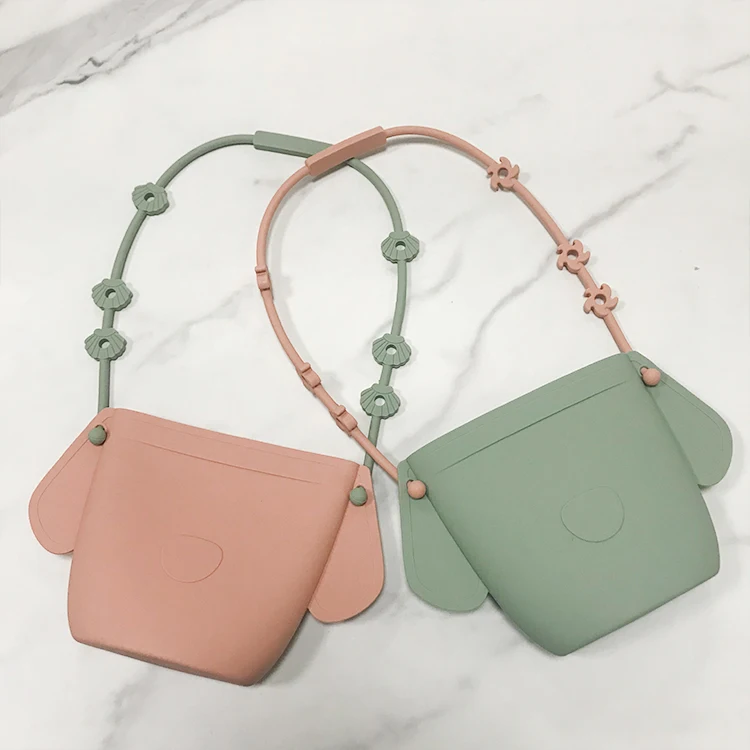 BPA Free Silicone Snack Storage Bag Silicone Baby Snack Container Bag with Lock